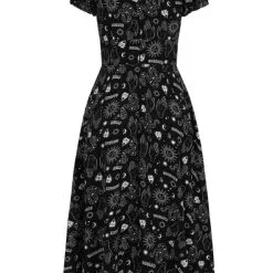 Robe Longue HELL BUNNY 'Hello Goodbye' 13 Robe Longue HELL BUNNY 'Hello Goodbye' -Vêtements Gothiques hlb40188 hello goodbye dress blk 11 large 900
