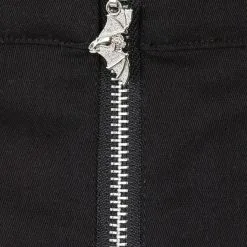 Jupe Courte HELL BUNNY 'cullen' -Vêtements Gothiques hlb50065 cullen mini skirt blk 11 900