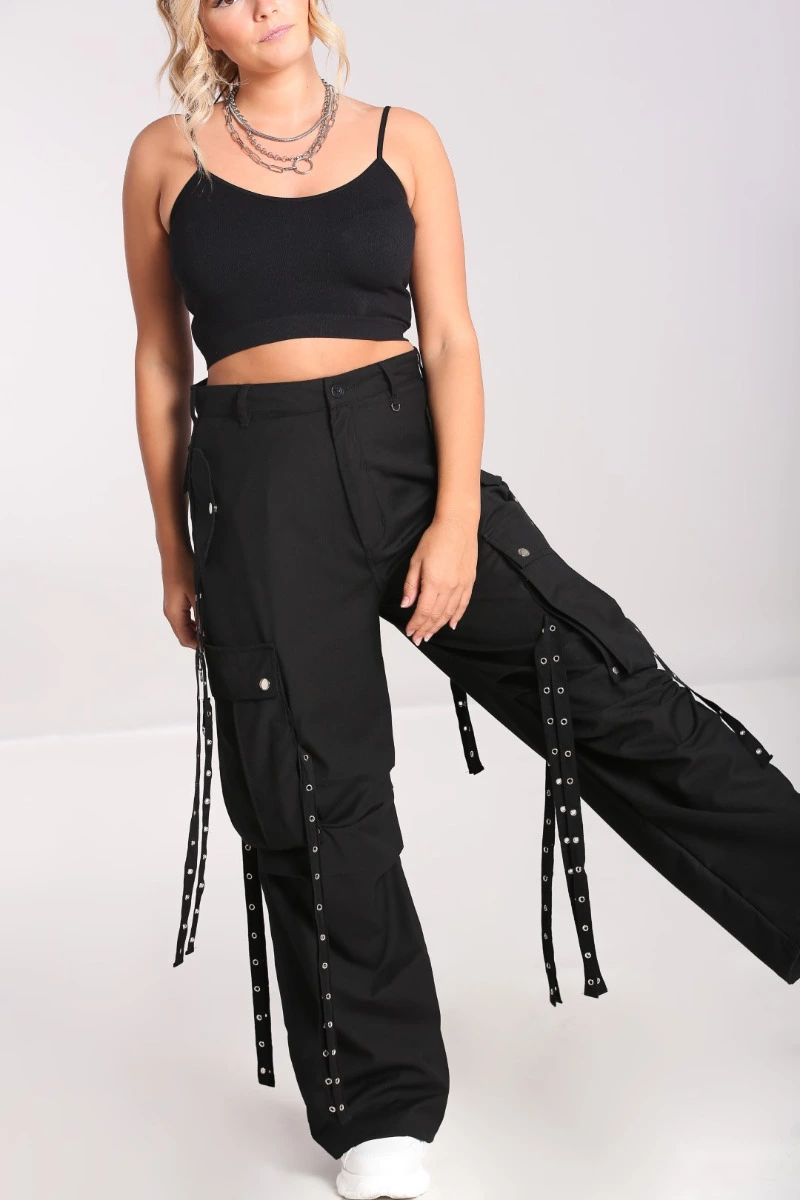 Pantalon Baggy Femme HELL BUNNY 'Kraken' 7 Pantalon Baggy Femme HELL BUNNY 'Kraken' – Image 5