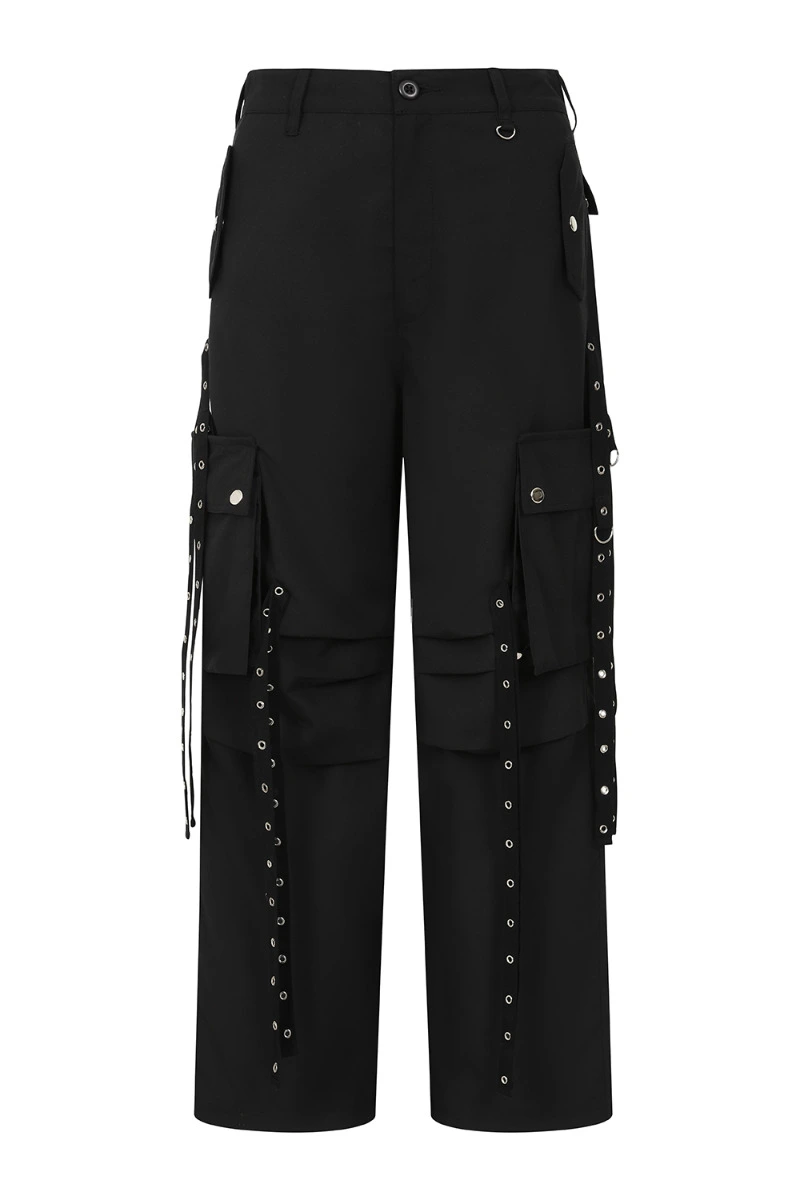 Pantalon Baggy Femme HELL BUNNY 'Kraken' 3 Pantalon Baggy Femme HELL BUNNY 'Kraken'