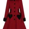 Manteau Lolita HELL BUNNY 'scarlet' -Vêtements Gothiques hlb80011z scarlet coat burgundy 10 large 1 900