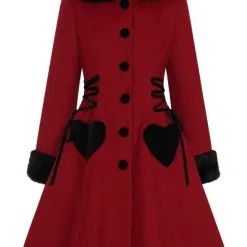 Manteau Lolita HELL BUNNY 'scarlet'