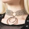 Collier KILLSTAR 'Hyperchain O-ring' -Vêtements Gothiques hyperchain o ring choker w c x1600 900