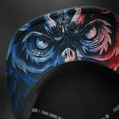 Casquette Snapback HYRAW 'dead Owl' -Vêtements Gothiques hyraw casquette snapback dead owl 4 900