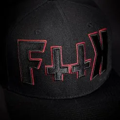 Casquette Snapback HYRAW 'Fuck' -Vêtements Gothiques hyraw casquette snapback fk 3 900