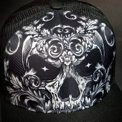 Casquette Snapback HYRAW 'white Walkers' -Vêtements Gothiques hyraw casquette snapback white walkers 3 900