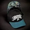 Casquette Trucker HYRAW 'Kraken' -Vêtements Gothiques hyraw casquette trucker kraken 1 900