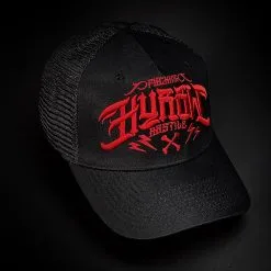 Casquette Trucker HYRAW 'origin' -Vêtements Gothiques hyraw casquette trucker origin red 1 900