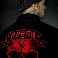 Chemise Homme HYRAW 'addict Red' -Vêtements Gothiques hyraw chemise homme addict red 3 900