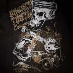 Chemise Manches Courtes HYRAW 'Motor' -Vêtements Gothiques hyraw chemise motor 5 900