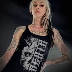 Débardeur Femme HYRAW 'Death' 8 Débardeur Femme HYRAW 'Death' -Vêtements Gothiques hyraw debardeur femme death 1 900