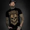 T-shirt Dark Wear HYRAW 'Dishonor' -Vêtements Gothiques hyraw t shirt homme dishonor black 1 900