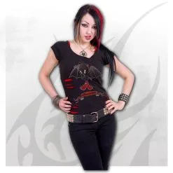 Haut Femme SPIRAL 'Tweety Born To Be Wild' -Vêtements Gothiques image 1920 900