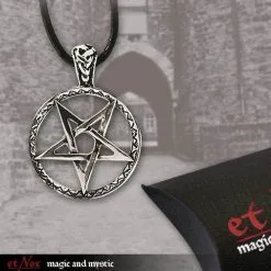 EtNox Pentagramme Satanique Inversé En Argent 925