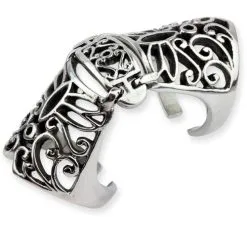 Bague Armure En Acier Inoxydable ETNOX