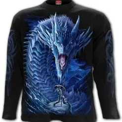 T-shirt Manches Longues SPIRAL 'Ice Dragon' -Vêtements Gothiques image zoom119 900