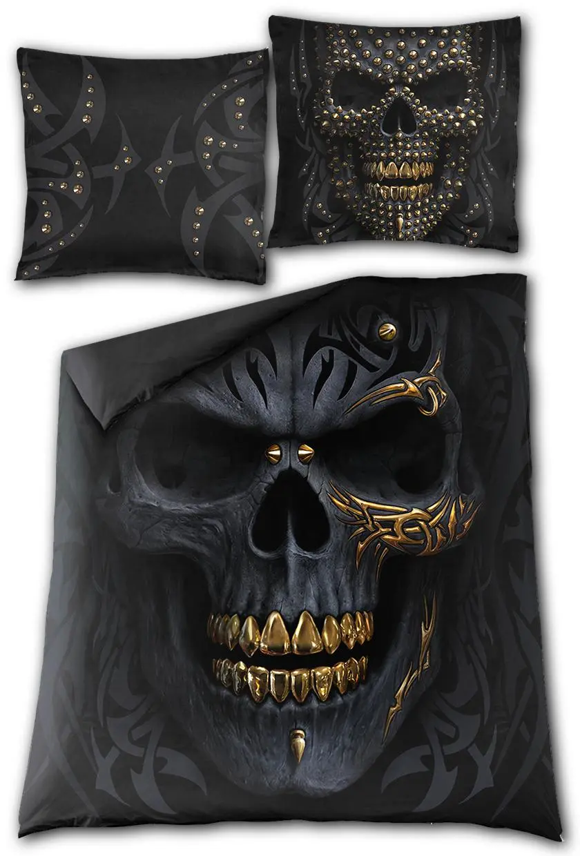 Parure De Lit SPIRAL 'black Gold' 4 Parure De Lit SPIRAL 'black Gold' – Image 2