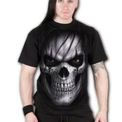 T-shirt Gothique Homme SPIRAL 'night Stalker' -Vêtements Gothiques image zoom2112 900