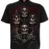 T-shirt Homme SPIRAL 'Faces Of Goth' 1 T-shirt Homme SPIRAL 'Faces Of Goth' -Vêtements Gothiques image zoom266 900