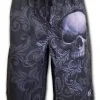 Short De Bain SPIRAL 'skull Scroll' 2 Short De Bain SPIRAL 'skull Scroll' -Vêtements Gothiques image zoom318 900