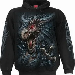 Sweat Capuche Dark Wear SPIRAL 'Dragon's Lair' -Vêtements Gothiques images41 900