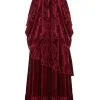 Jupe Victorienne Rouge PUNK RAVE 'blood Empera' -Vêtements Gothiques img 0800 900