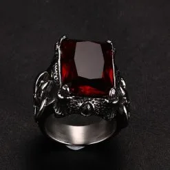 DISCOBOLE Bague Gothique Vampire -Vêtements Gothiques img 1057