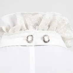 Chemise Gothique Blanche à Jabot PUNK RAVE -Vêtements Gothiques img 1919