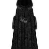 Longue Cape PUNK RAVE 'nébuleuse Noire' -Vêtements Gothiques img 4074 900