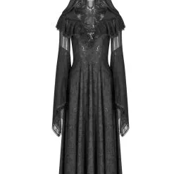 Longue Robe PUNK RAVE 'gothana' -Vêtements Gothiques img 4092 900
