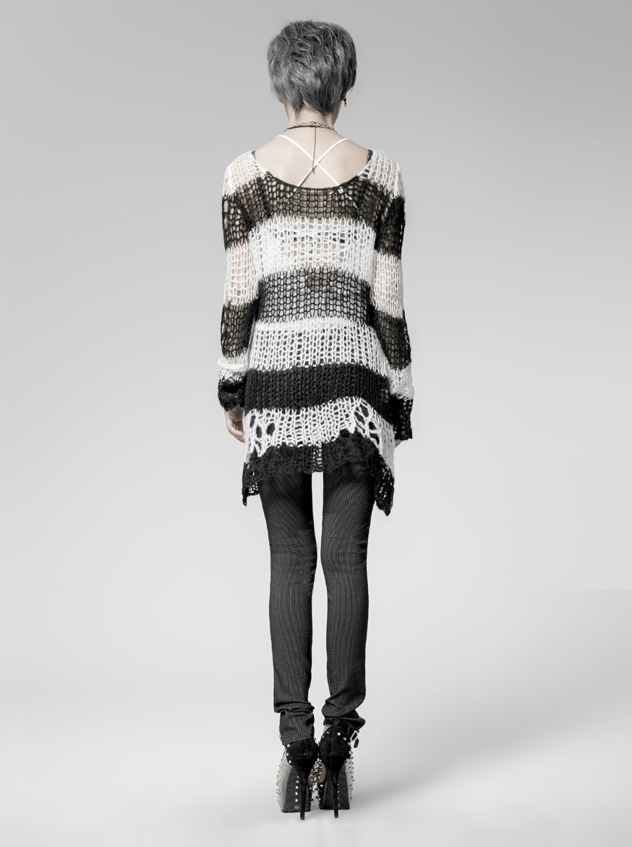 Haut Noir Et Blanc PUNK RAVE 'apocalypse 2022' 6 Haut Noir Et Blanc PUNK RAVE 'apocalypse 2022' – Image 4