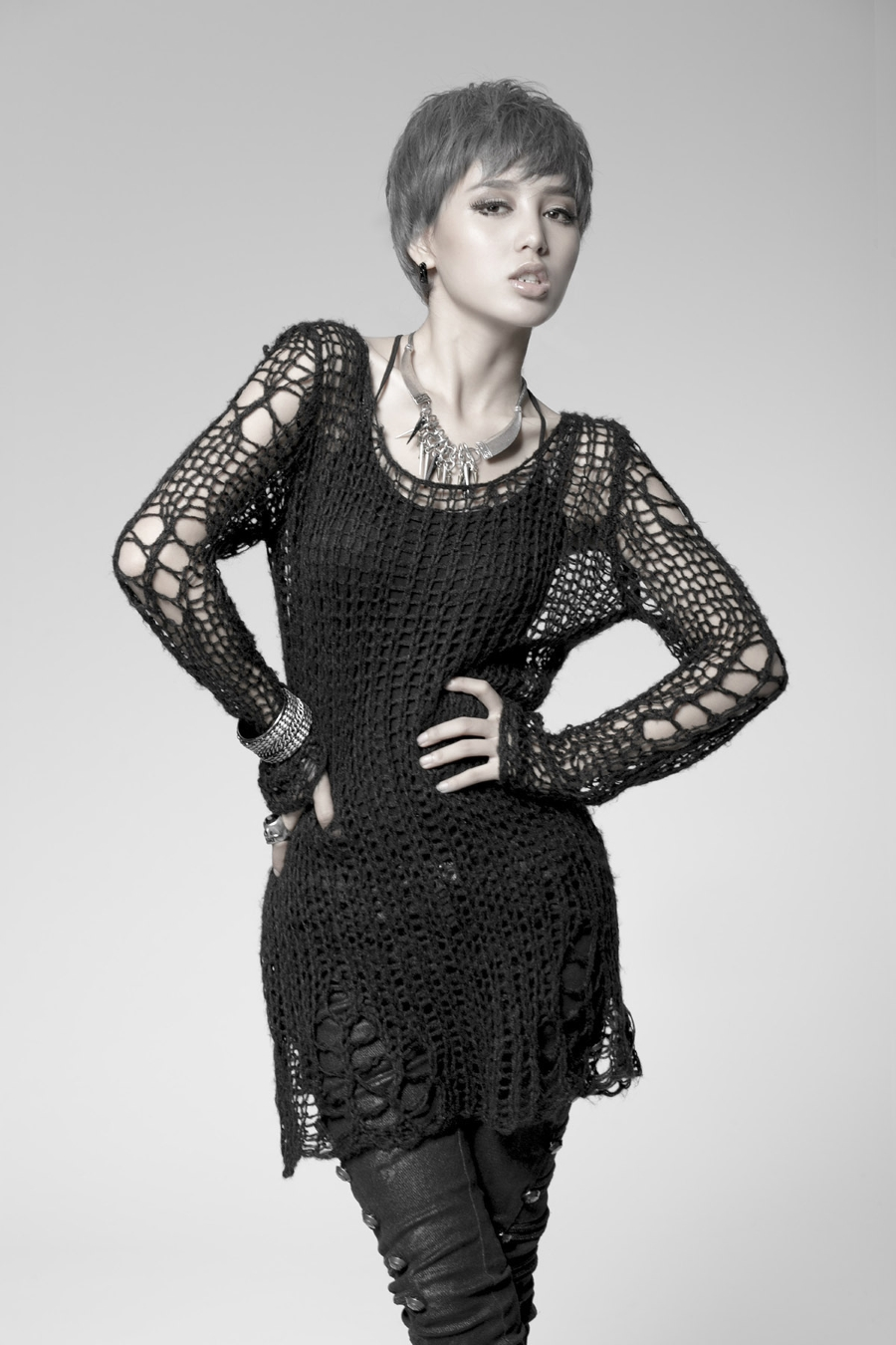 Haut Destroy Noir PUNK RAVE 'apocalypse 2022' 3 Haut Destroy Noir PUNK RAVE 'apocalypse 2022'