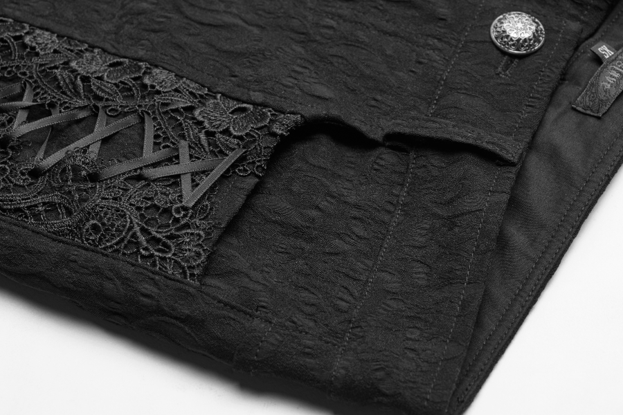 Pantalon Victorien PUNK RAVE 'lotus Noir' 8 Pantalon Victorien PUNK RAVE 'lotus Noir' – Image 6