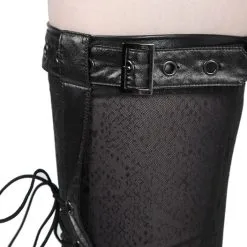 Guêtres Gothiques Cuir PUNK RAVE -Vêtements Gothiques img 8235