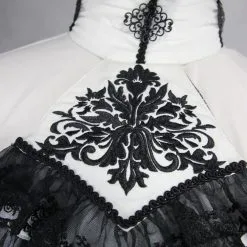 DEVIL FASHION Chemise Gothique Blanche à Jabot 12 DEVIL FASHION Chemise Gothique Blanche à Jabot -Vêtements Gothiques img 9236 900