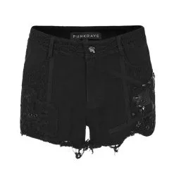 Short PUNK RAVE 'demon Hydra' -Vêtements Gothiques img 9847 900