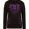Sweat SPIRAL 'bleeding Heart' -Vêtements Gothiques k078f274 900
