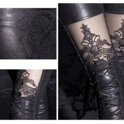 PUNK RAVE Leggings Gothique 'burlesque Efira' 12 PUNK RAVE Leggings Gothique 'burlesque Efira' -Vêtements Gothiques k144copie40 800