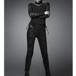 Pantalon Gothique PUNK RAVE 'obsession' 10 Pantalon Gothique PUNK RAVE 'obsession' -Vêtements Gothiques k166