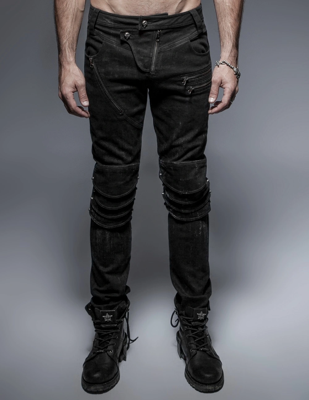 Pantalon Goth Rock Homme PUNK RAVE 4 Pantalon Goth Rock Homme PUNK RAVE – Image 2