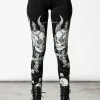 Leggings KILLSTAR 'Kict It' -Vêtements Gothiques kick it leggings b x1600 900