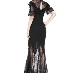 Longue Jupe Sirène DARK IN LOVE -Vêtements Gothiques kw127 101 900