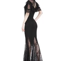 Longue Jupe Sirène DARK IN LOVE -Vêtements Gothiques kw127 102 900