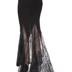 Longue Jupe Sirène DARK IN LOVE -Vêtements Gothiques kw127 106 900