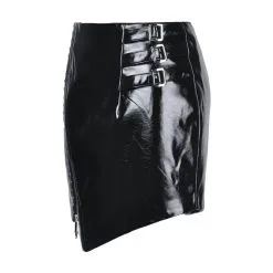 Jupe PVC DARK IN LOVE -Vêtements Gothiques kw160 001 900