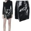 Jupe PVC DARK IN LOVE 2 Jupe PVC DARK IN LOVE -Vêtements Gothiques kw160 900
