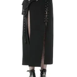 Jupe Longue DARK IN LOVE 'darkalia' -Vêtements Gothiques kw161 108 900