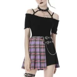 Jupe Punk DARK IN LOVE 12 Jupe Punk DARK IN LOVE -Vêtements Gothiques kw175 102 900