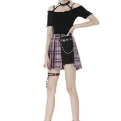 Jupe Punk DARK IN LOVE 13 Jupe Punk DARK IN LOVE -Vêtements Gothiques kw175 103 900