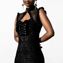Robe KILLSTAR 'Lady Anti-Christ' -Vêtements Gothiques lady anti christ midi dress e x1600 900